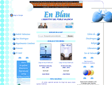 Tablet Screenshot of enblau.llenguavalencianasi.com